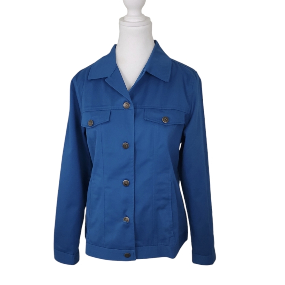 Drapers and Damons Classic Comfort® Jacket. Size S color teal